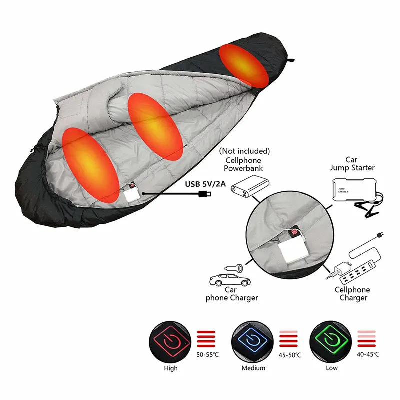 Battery Heated Sleeping Bag Liner